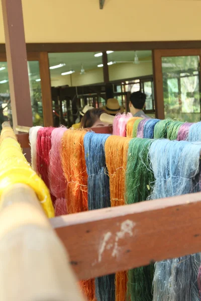 Raw silk thread — Stock Photo, Image