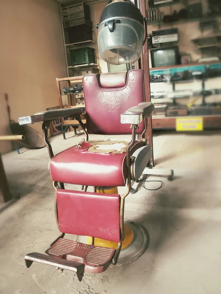 Kadeřnická židle — Stock fotografie