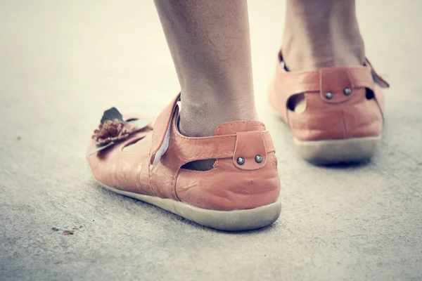 Pierna y zapatos —  Fotos de Stock