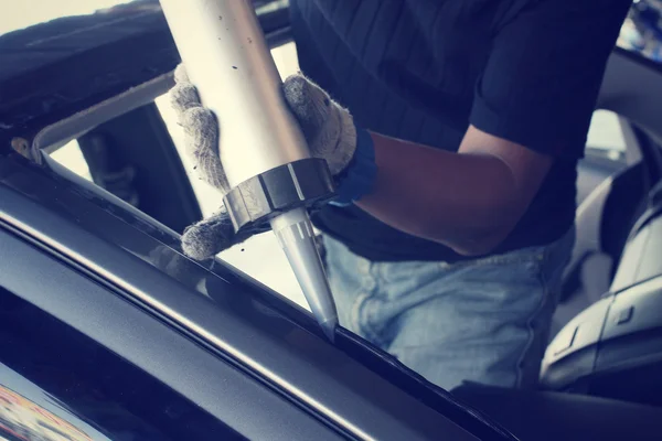 Windshield repair — Stock Photo, Image