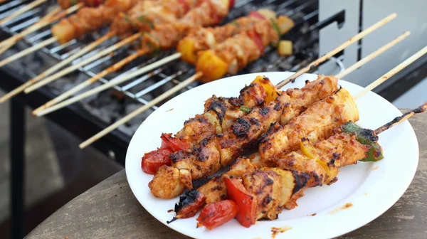 Parrilla barbacoa — Foto de Stock