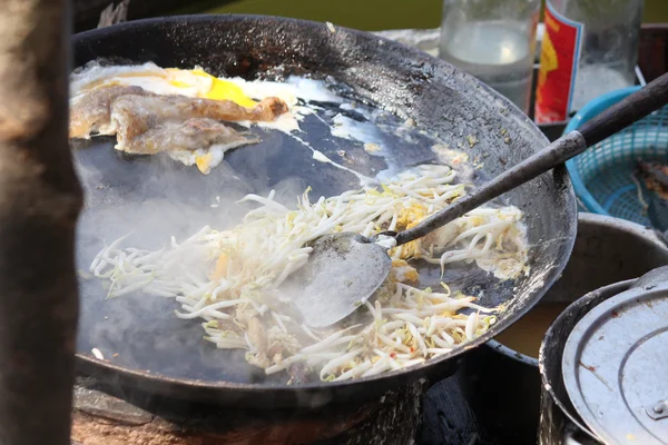 Damnoen saduak plovoucí trh, thailand — Stock fotografie