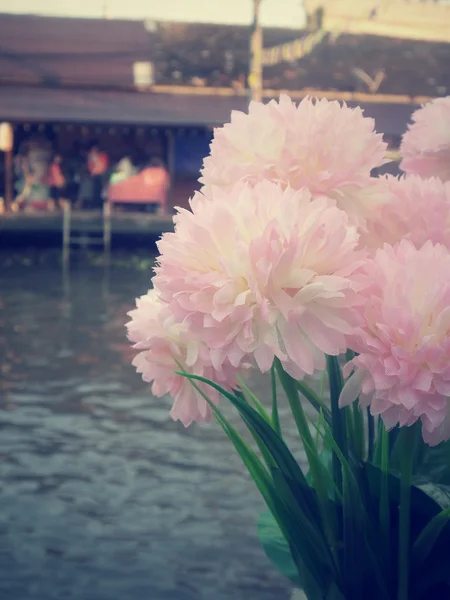 Damnoen saduak floating market, Thailand — Stock Photo, Image