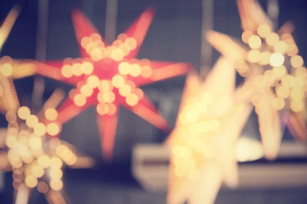 Desfocado de bokeh com estrela — Fotografia de Stock