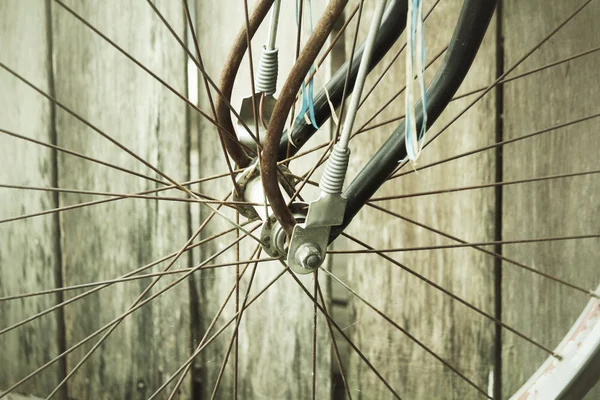 Roda de bicicleta vintage — Fotografia de Stock