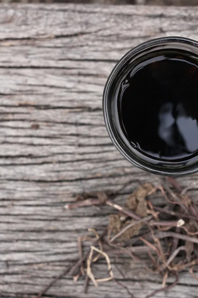 Grass jelly drink — Stock Photo, Image