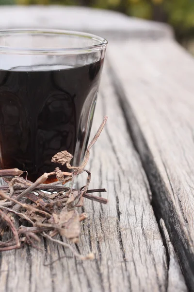 Grasgelee trinken — Stockfoto