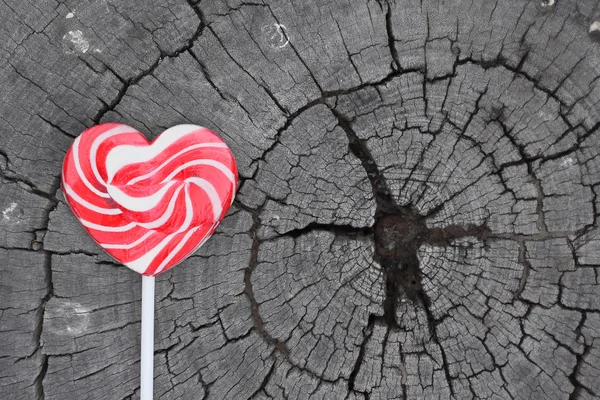 Candy valentines harten — Stockfoto