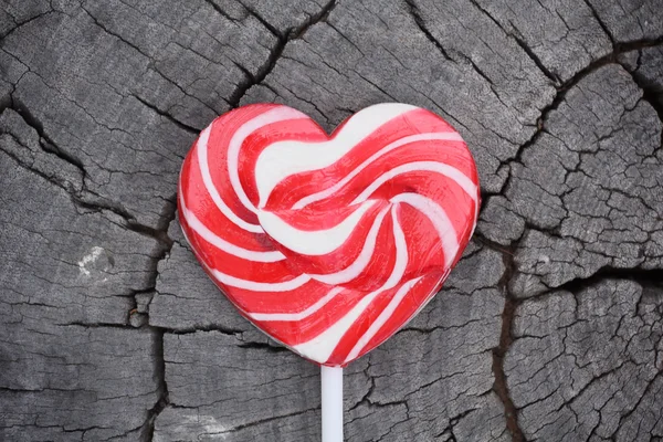 Candy valentines hjärtan — Stockfoto