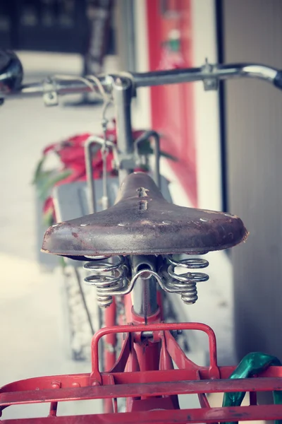 Vintage bicycle handlebar. — Stock Photo, Image