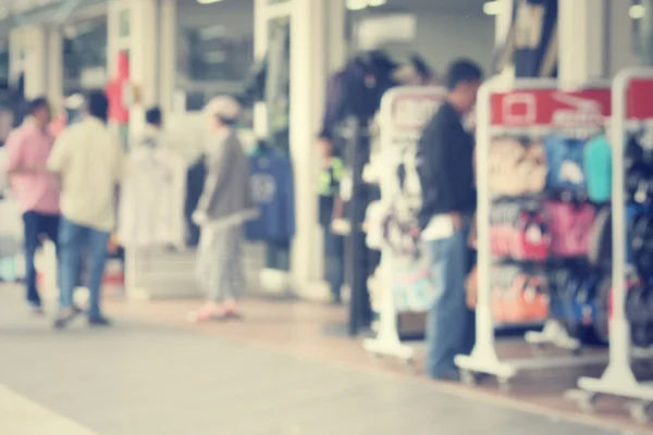 Desfocado de shopping — Fotografia de Stock