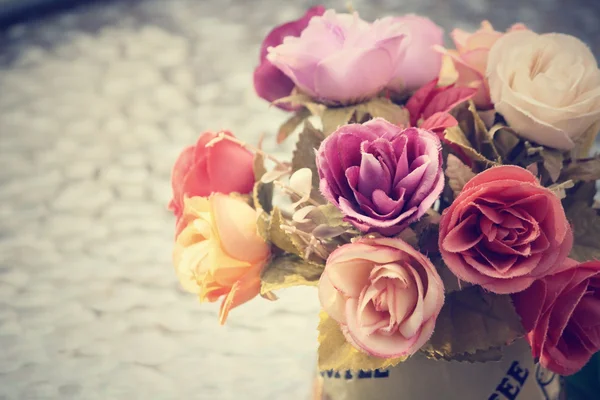 Szüreti rózsa. — Stock Fotó