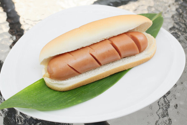 Fast food hot dog