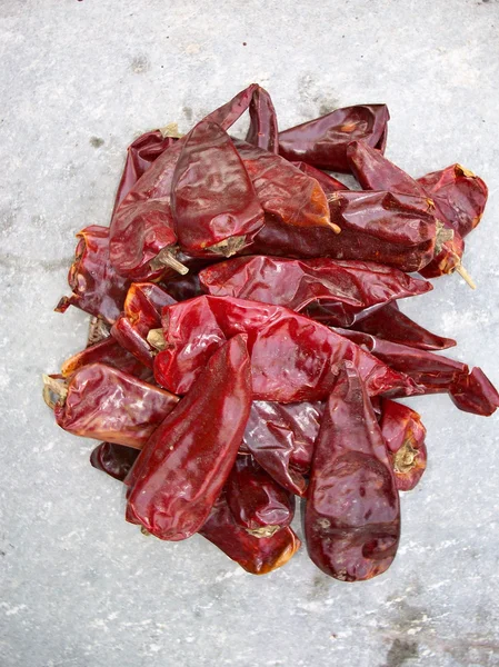 Rote Chilischoten — Stockfoto