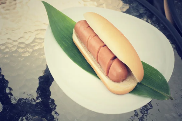 Fast food hot dog — Stock Photo, Image