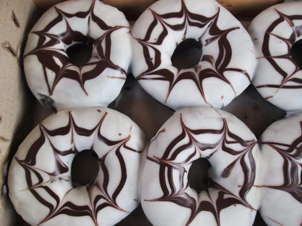 Chocolate donuts — Stock Photo, Image