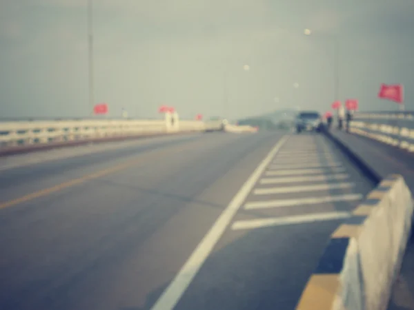 Blurred of road — Stock Photo, Image