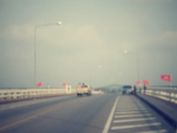 Blurred of road — Stock Photo, Image