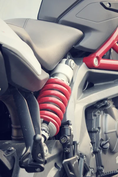 Shock absorber motorcycle — Stock Photo, Image