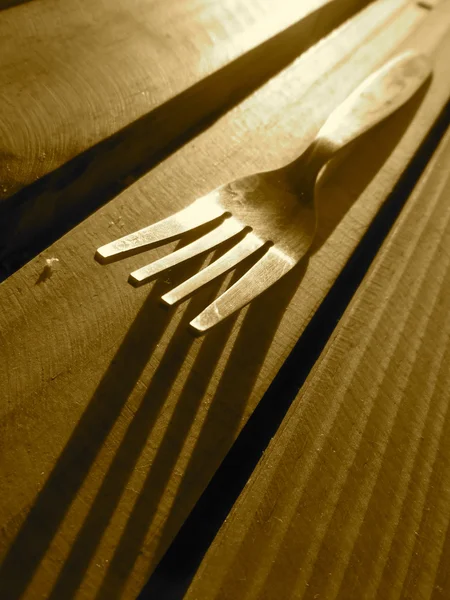 Tenedor con sombra —  Fotos de Stock
