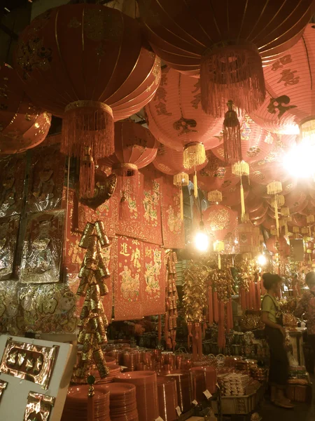 Chińskie latarnie podczas nowego roku festiwalu — Zdjęcie stockowe