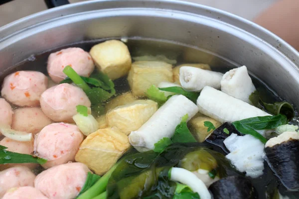 Sukiyaki en la olla —  Fotos de Stock