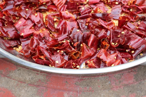 Torkad chili — Stockfoto