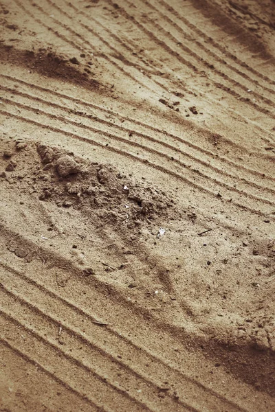 Wielsporen op de grond. — Stockfoto