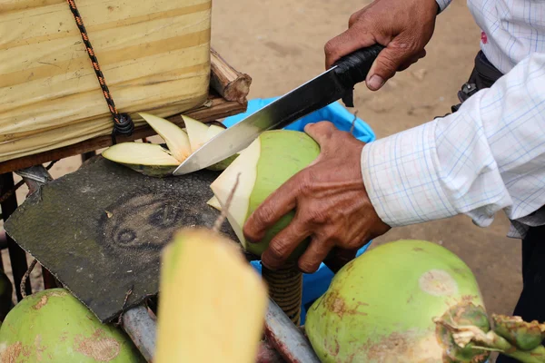 Boisson à l'eau de coco — Photo