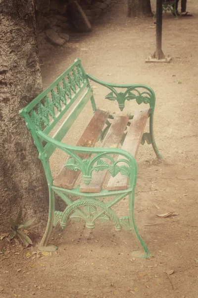 Vintage bank stoel — Stockfoto