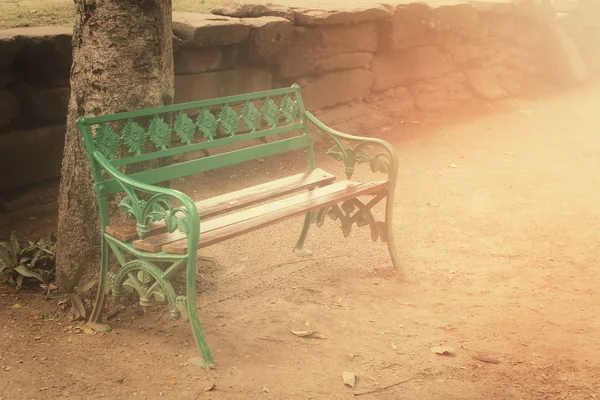 Vintage lavice židle — Stock fotografie