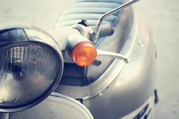 Vintage motorfiets Stuur — Stockfoto