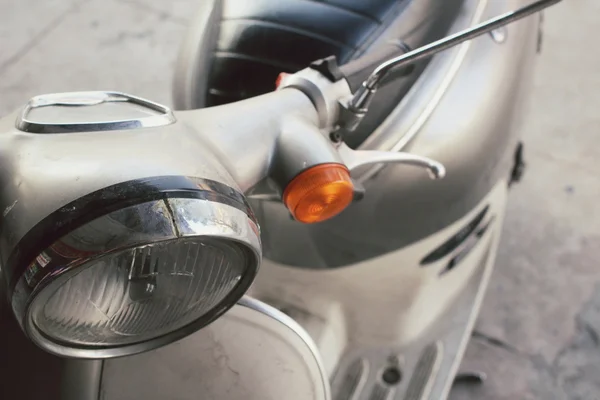 Vintage motorcycle handlebar — Stock Photo, Image