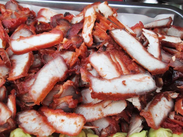 Barbacoa de cerdo - Estilo comida china — Foto de Stock