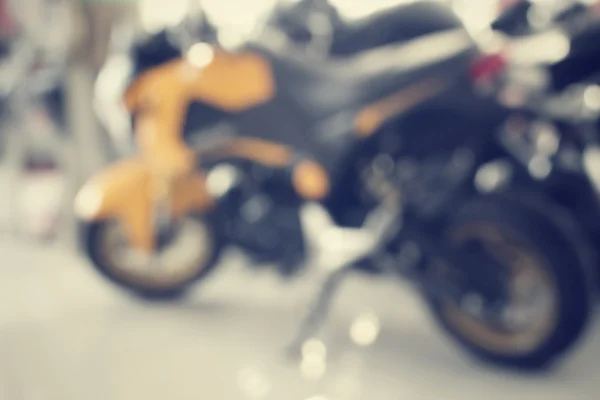 Blurred of motorcycles wheels — Stock Photo, Image