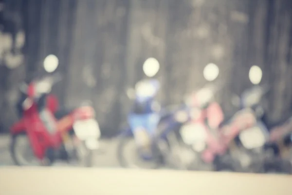 Blurred of motorcycle — Stock Photo, Image