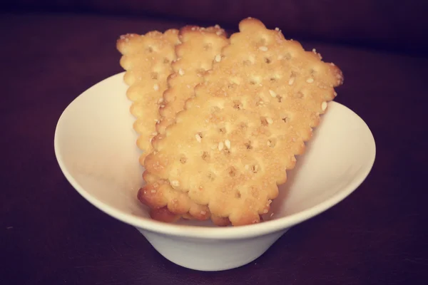 Galletas saladas — Foto de Stock