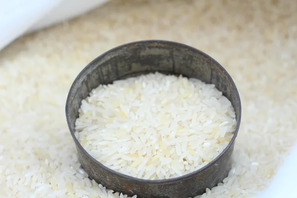 Сырое зерно риса — стоковое фото