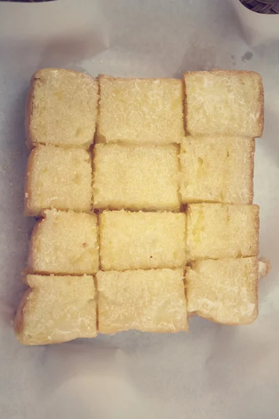 Toast bread with butter — Stock Photo, Image