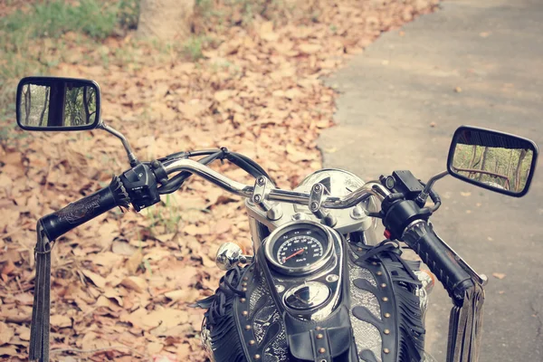 Motocicleta na estrada — Fotografia de Stock