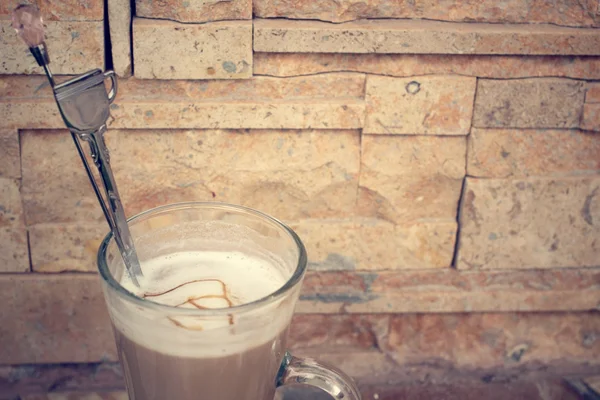 Latte koffie — Stockfoto