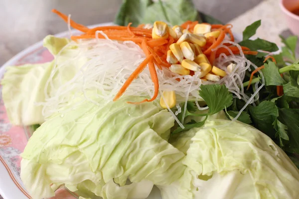 Groente voor sukiyaki — Stockfoto