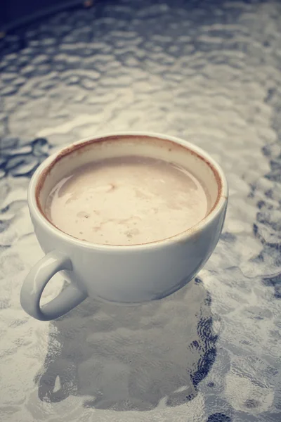 Vintage-Latte-Kaffee — Stockfoto