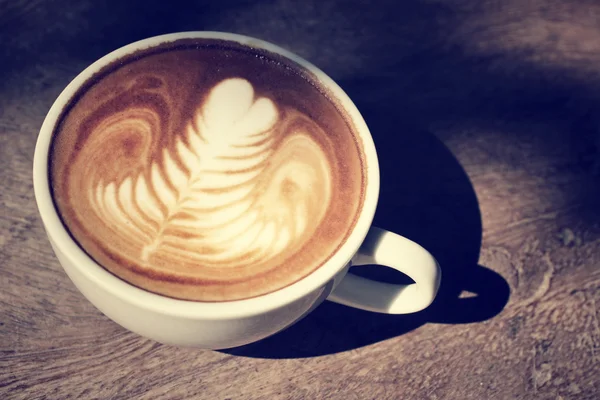 Урожай лате художньої кави — стокове фото