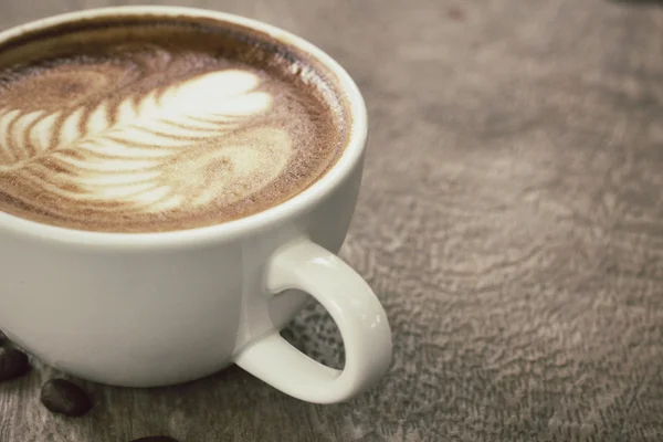 Kopi seni latte vintage — Stok Foto
