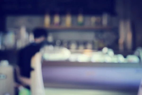 Blurred of cafe — Stock Photo, Image
