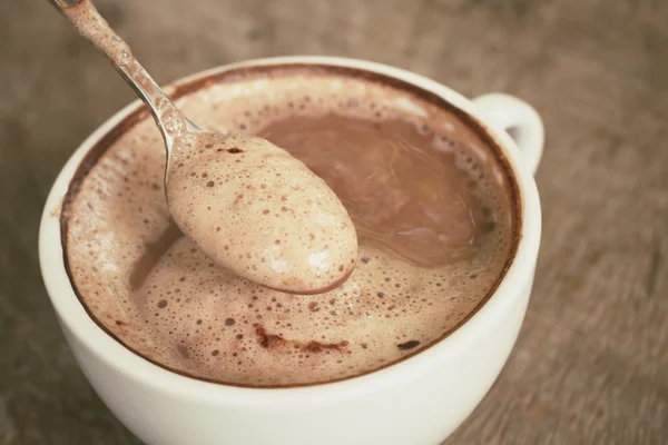 Warme chocolademelk — Stockfoto