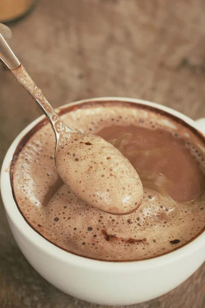 Warme chocolademelk — Stockfoto