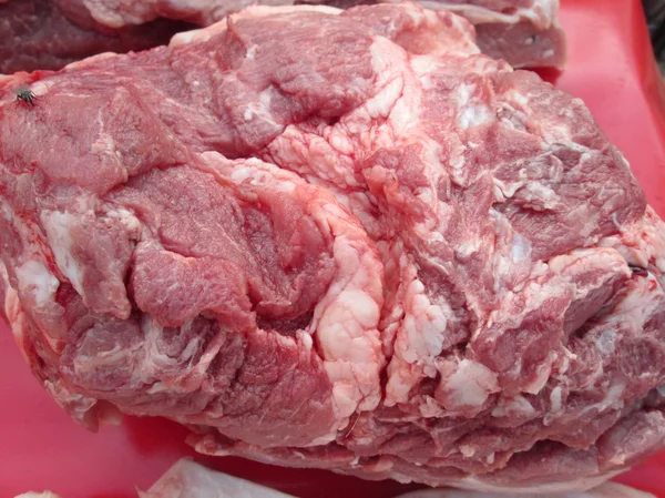 Rohes Schweinefleisch — Stockfoto