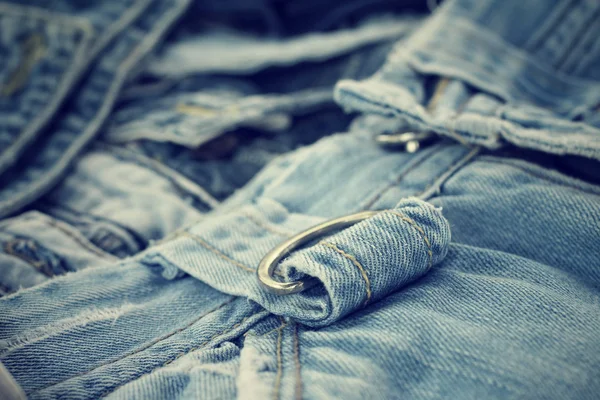 Pilha de jeans — Fotografia de Stock